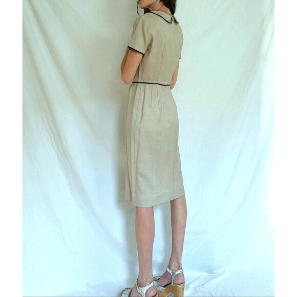 1960s Vintage Shirtwaist Wiggle Dress: Office Attire, Women's Small - Picture 8 of 11